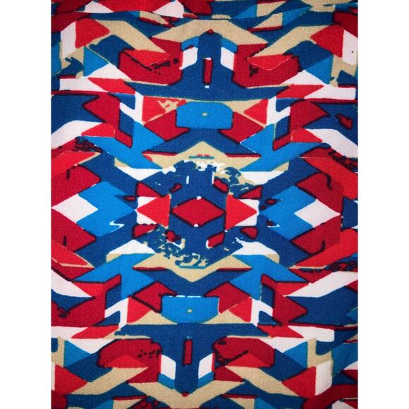 Lularoe Red White Blue Tall & Curvy Leggings - Picture 4 of 4